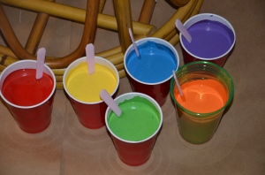 Mmmm Yummy Paint Cups
