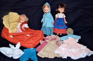 Peggy S. T.: Grandmother (designed doll clothing, created patterns, draws, quilts, needlepoint, cross stitch, created hand embroidery for clothing at Lanz, NYC)