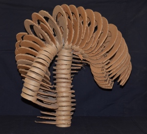 3D Corrugated Cardboard Sculpture #1 